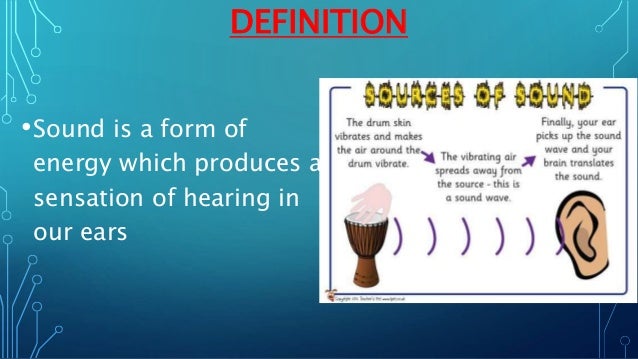 sound energy definition