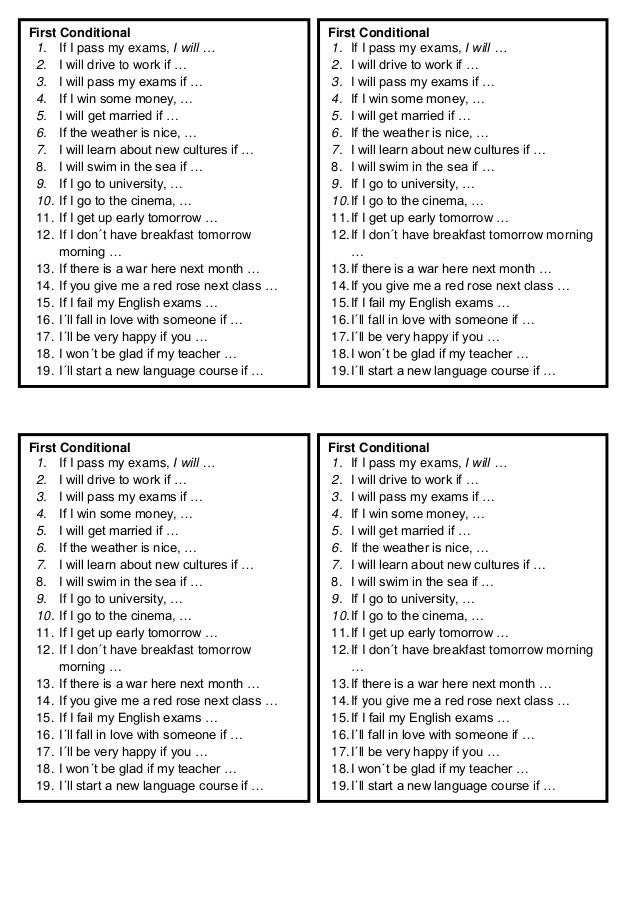 zero first and second conditional exercises zero first and second conditional exercises