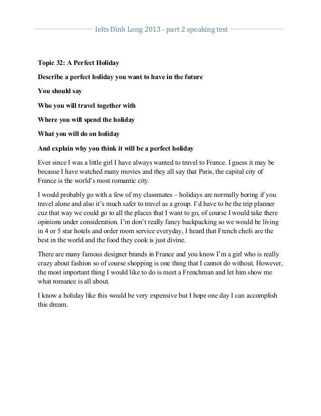Describe the perfect family essay