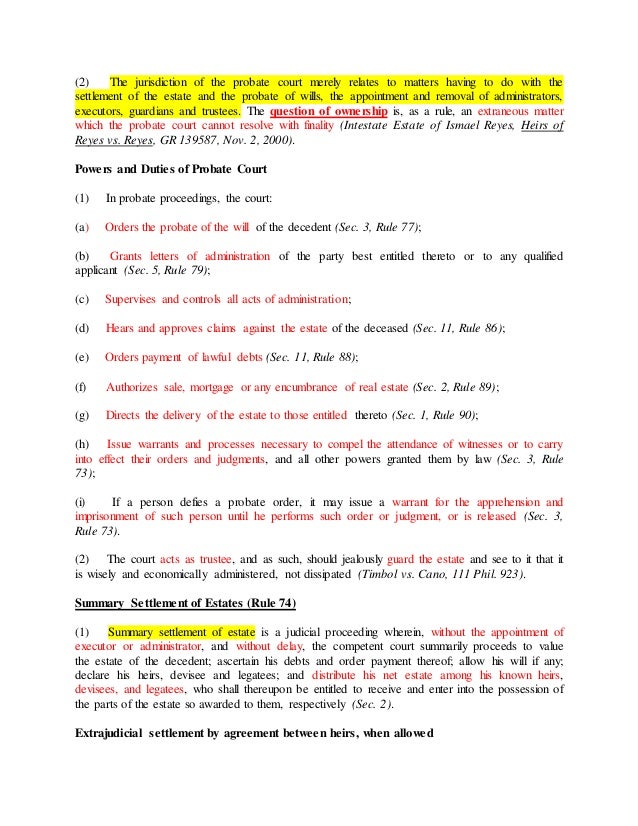How to write an inventory for probate