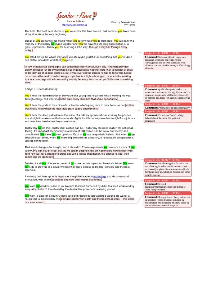 analysis of obamas speeches The president's speeches are known for their personal narratives and sweeping vision 6 times an obama speech made us stop and say ‘wow’ the obamas and bidens greet the crowd at the . analysis of obamas speeches The president's speeches are known for their personal narratives and sweeping vision 6 times an obama speech made us stop and say ‘wow’ the obamas and bidens greet the crowd at the .