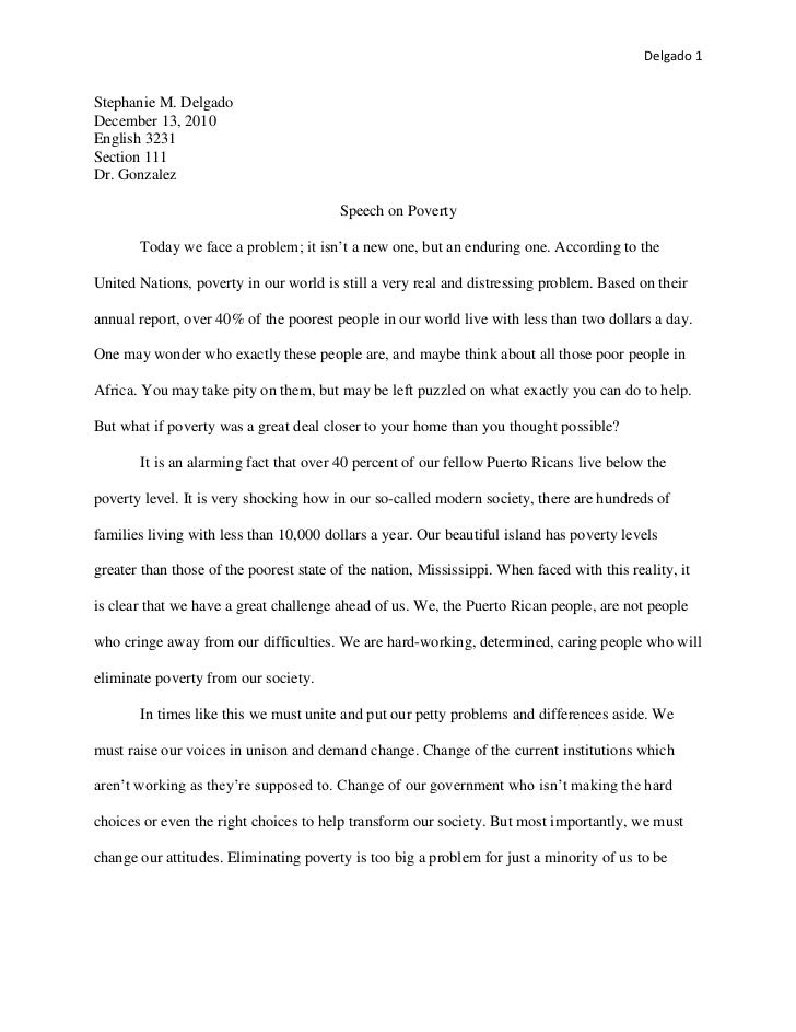 Speech On Poverty speech-on-poverty