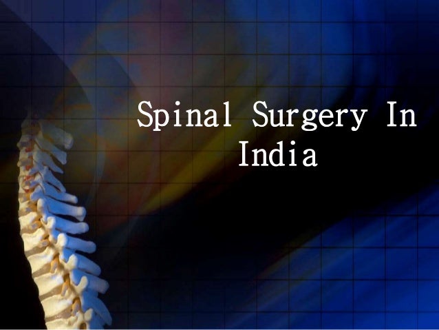 Spine surgery Cost in Delhi