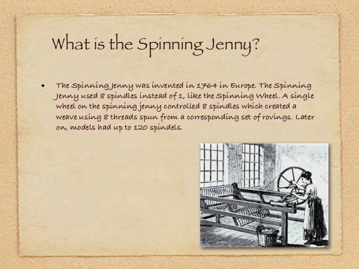 Spinning jenny stacyc.