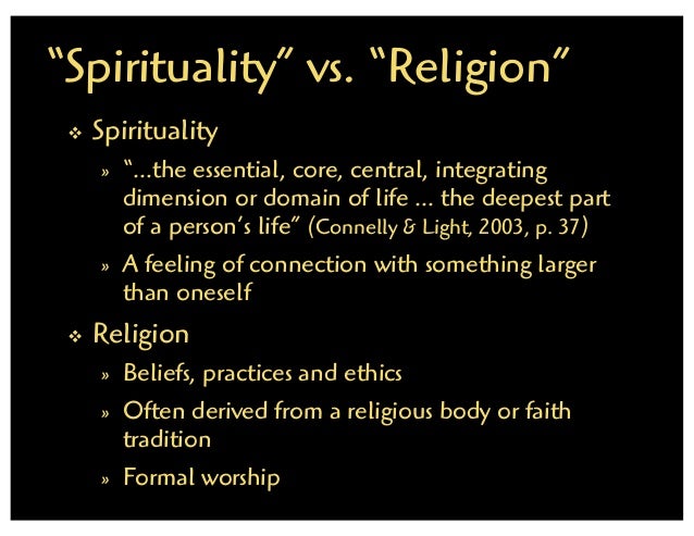 Spiritual but not religious dating