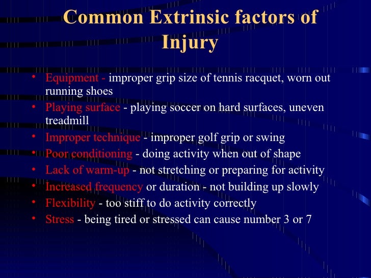 Sports Injuries An Overview