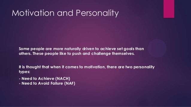 personality and motivation of sports perforance Personality affects all aspects of a person's performance, even how he reacts to situations on the job not every personality is suited for every job position, so it's important to recognize personality traits and pair employees with the duties that fit their personalities the best this can lead to increased. personality and motivation of sports perforance Personality affects all aspects of a person's performance, even how he reacts to situations on the job not every personality is suited for every job position, so it's important to recognize personality traits and pair employees with the duties that fit their personalities the best this can lead to increased.