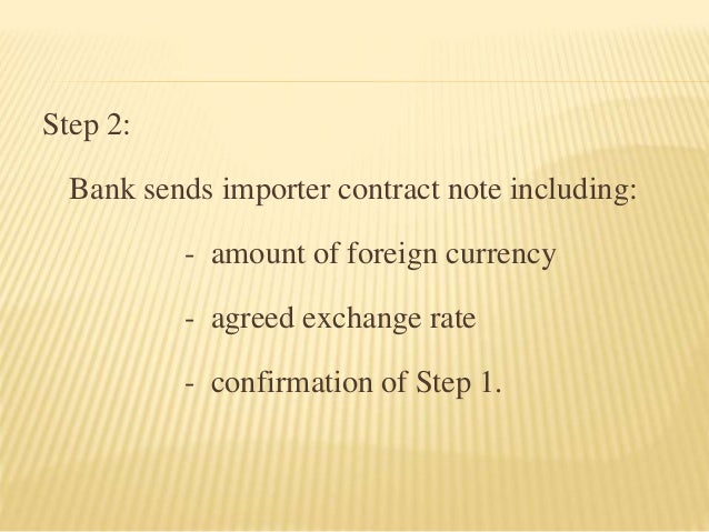 Types of transactions and settlements in forex market