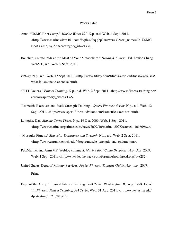 Senior project research paper