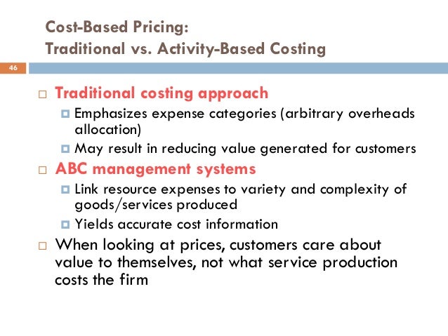 cost based pricing vs value based pricing If a given good will cost $10 to develop, a perfect cost-based pricing would be to sell it at $10 a cost-plus pricing model at 5% would be to sell the product at $1050 determining cost while the concept of cost-based pricing is quite simple, the accurate measurement of cost can sometimes be a bit complex. cost based pricing vs value based pricing If a given good will cost $10 to develop, a perfect cost-based pricing would be to sell it at $10 a cost-plus pricing model at 5% would be to sell the product at $1050 determining cost while the concept of cost-based pricing is quite simple, the accurate measurement of cost can sometimes be a bit complex.