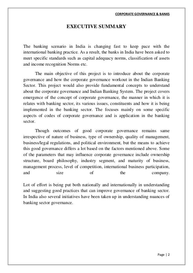 Essay on Corporate governance