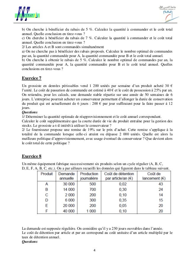 Exercice de stock options