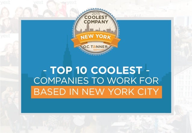 10 Coolest Companies Based in New York City