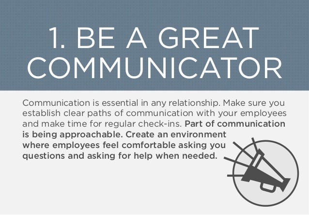 What Makes A Good Communicator