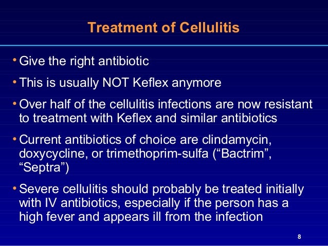 can keflex treat cellulitis