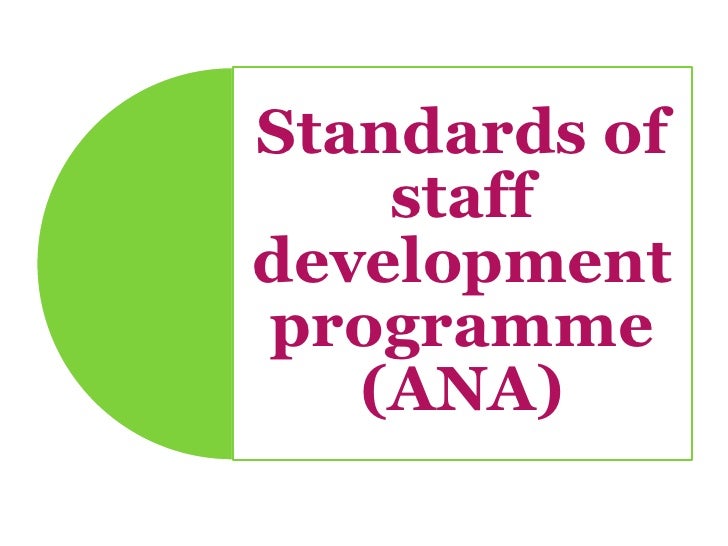 Staff development programme