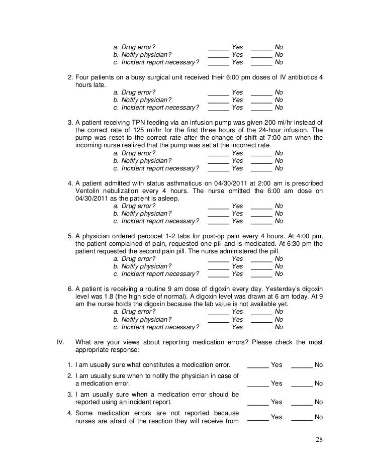 error report template staff nurses perception of medication errors perceived error report template staff nurses perception of medication errors perceived