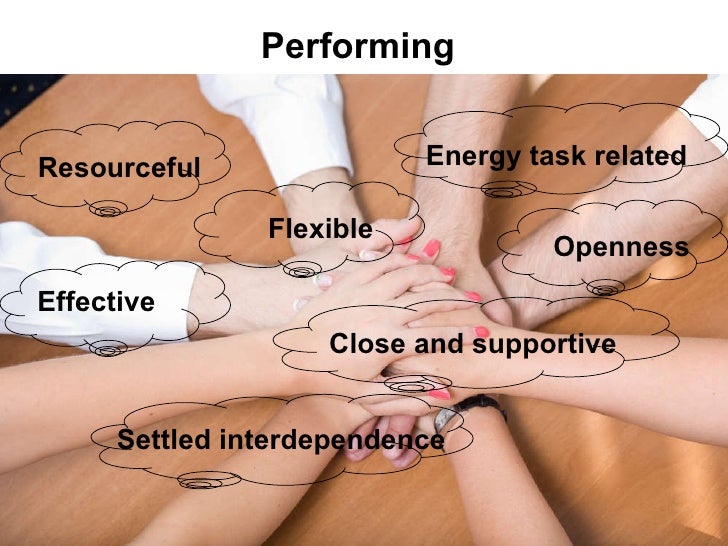 Forming, storming, norming, and performing   from 