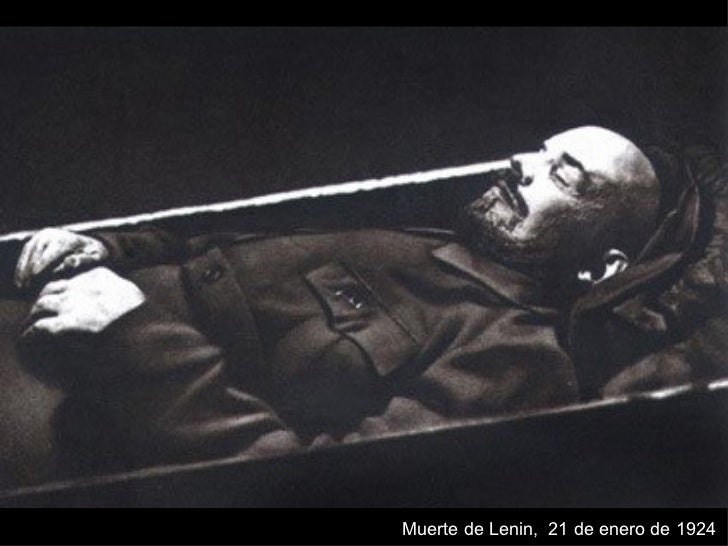 Ver imagen de origen Resultado de imagen de muerte de lenin