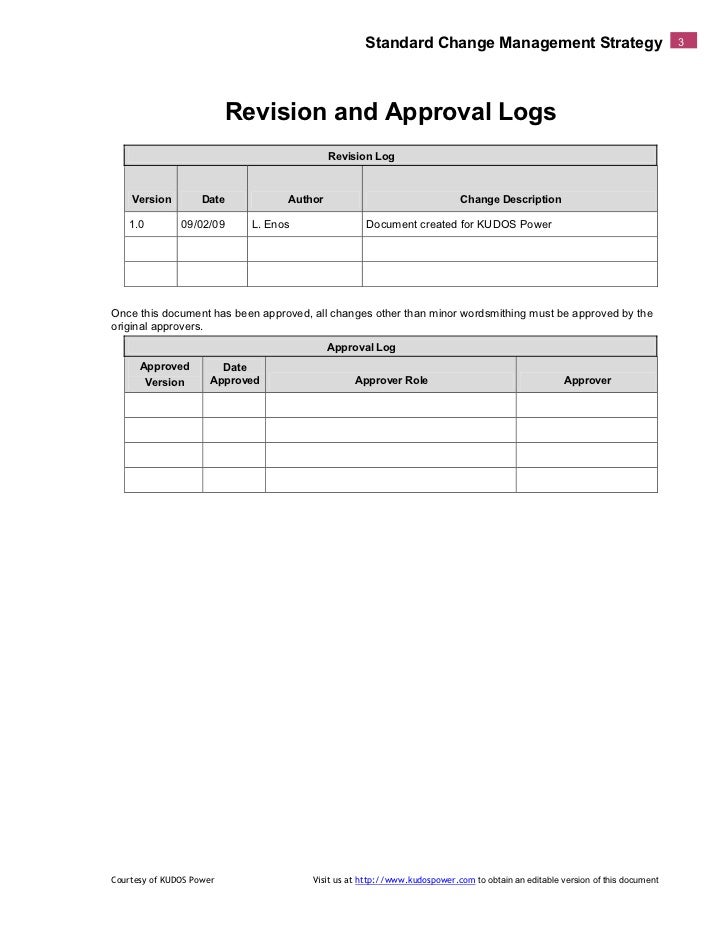 Document versioning strategy