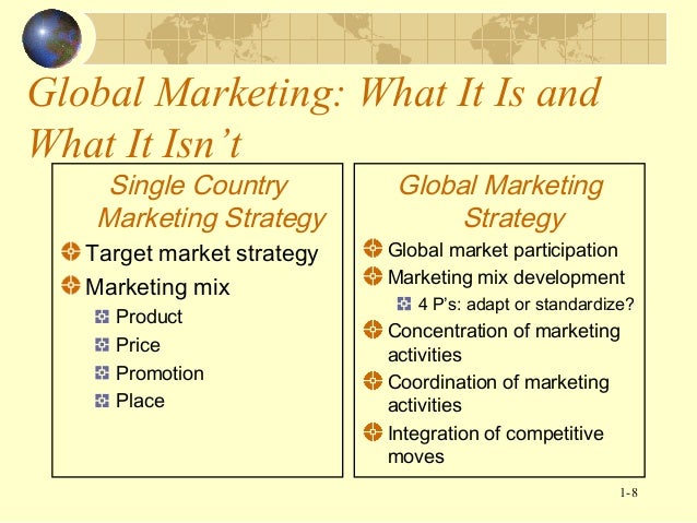 standardisation versus adaptation in a globalisation standardisation versus adaptation in a globalisation