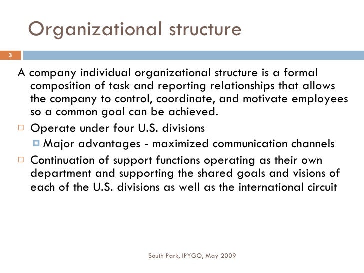 starbucks organizational structure