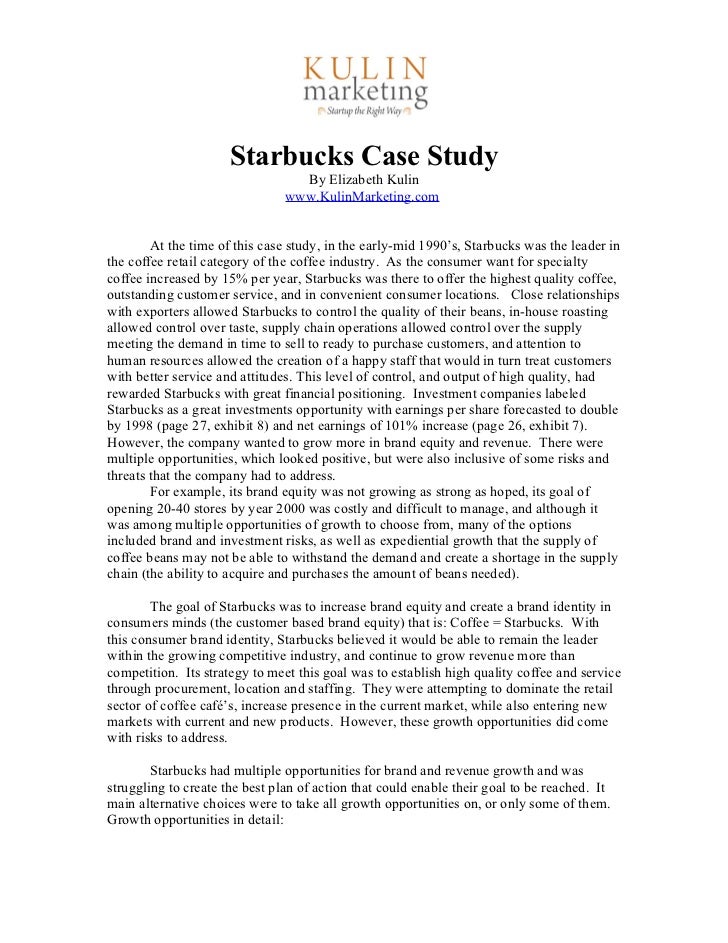 starbucks delivering customer service case study swot starbucks delivering customer service case study swot