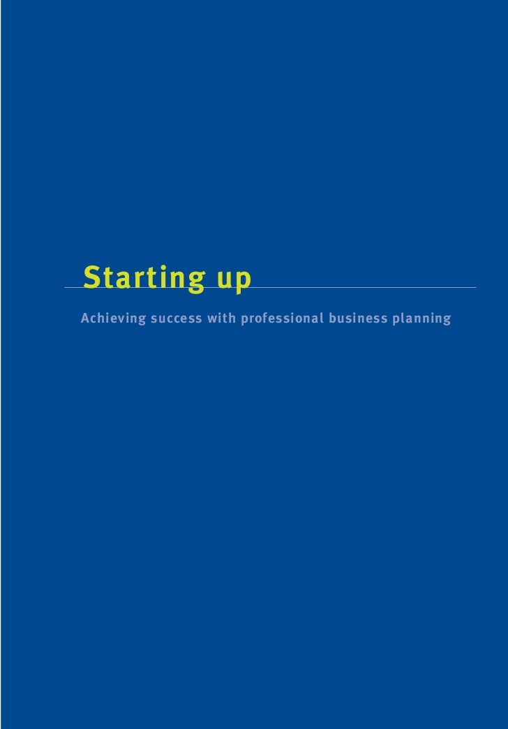 Starting Business Plan