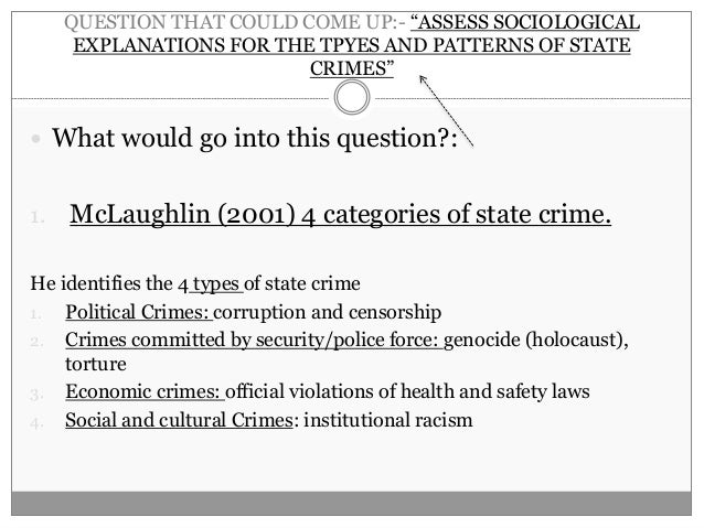 Essay questions on crime and deviance