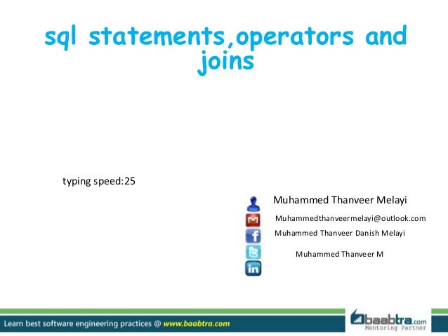 like operator sql statement