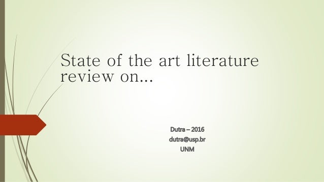 literature review on painting