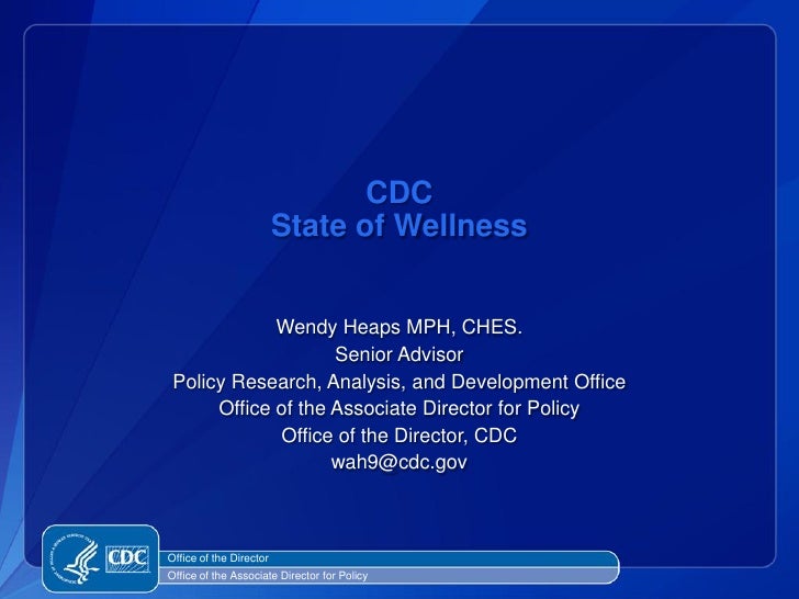 State of Wellness CDC