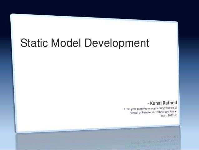 static model