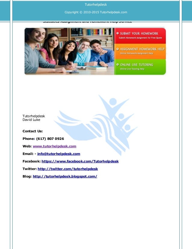 Do My Statistics Homework With Statistics Homework Help Service | blogger.com