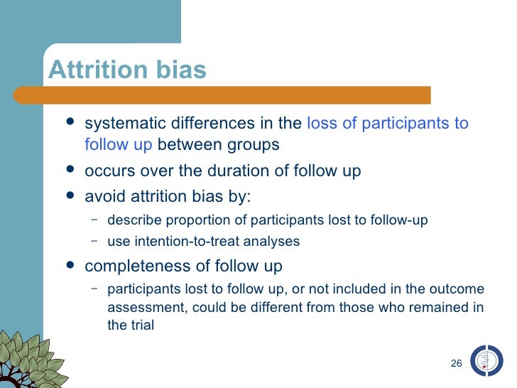 Assessment of Bias