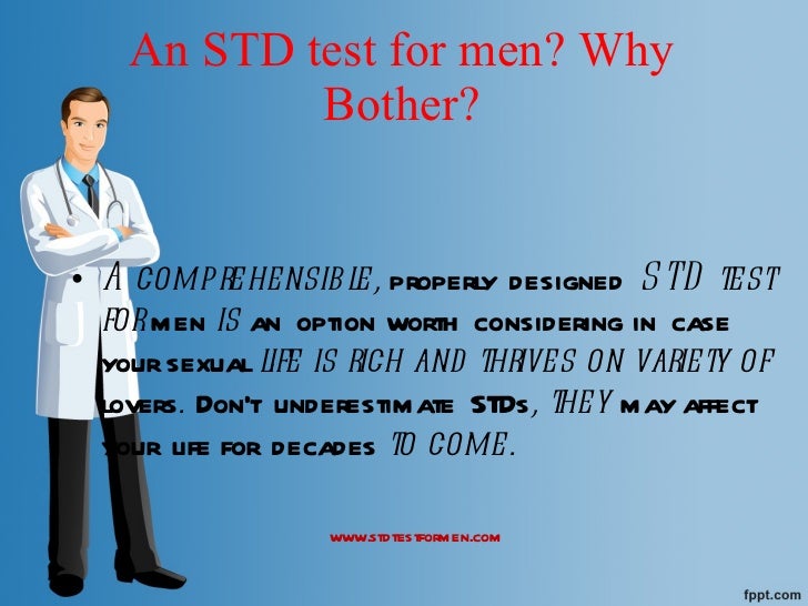 STD test for men