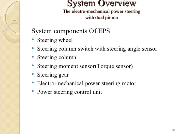 Steering torque filter drive