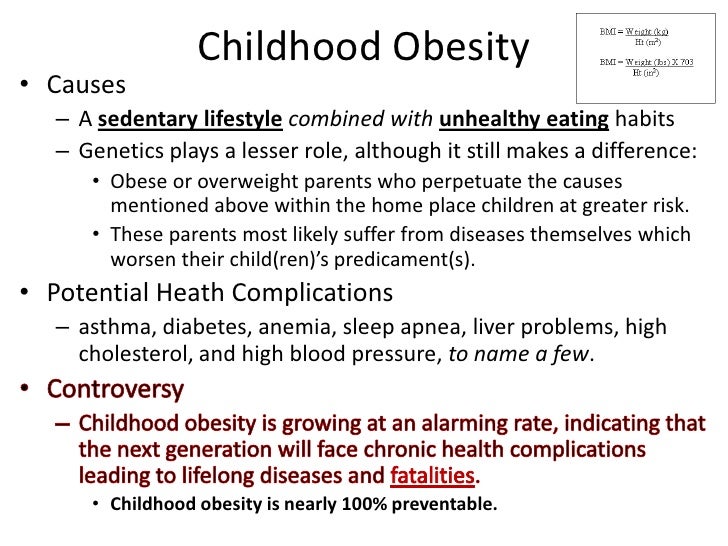 Argumentative essay childhood obesity outline