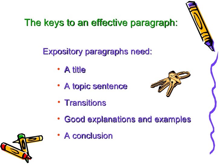 how to write a process paragraph