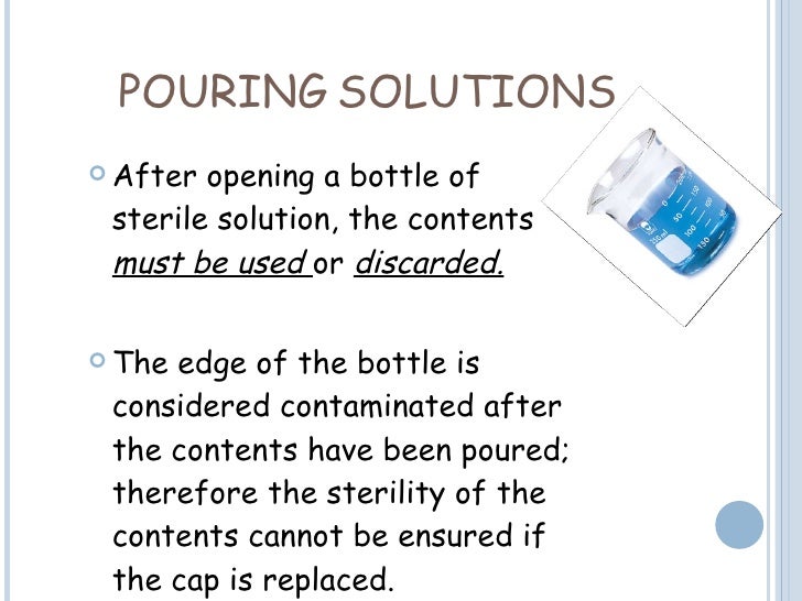 Sterile Technique Powerpoint