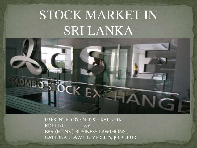 sri lanka stock exchange market