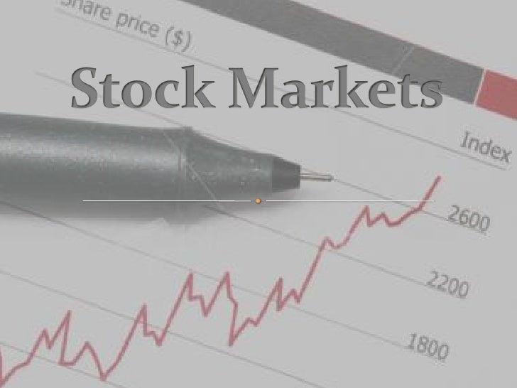 overview of indian stock market ppt