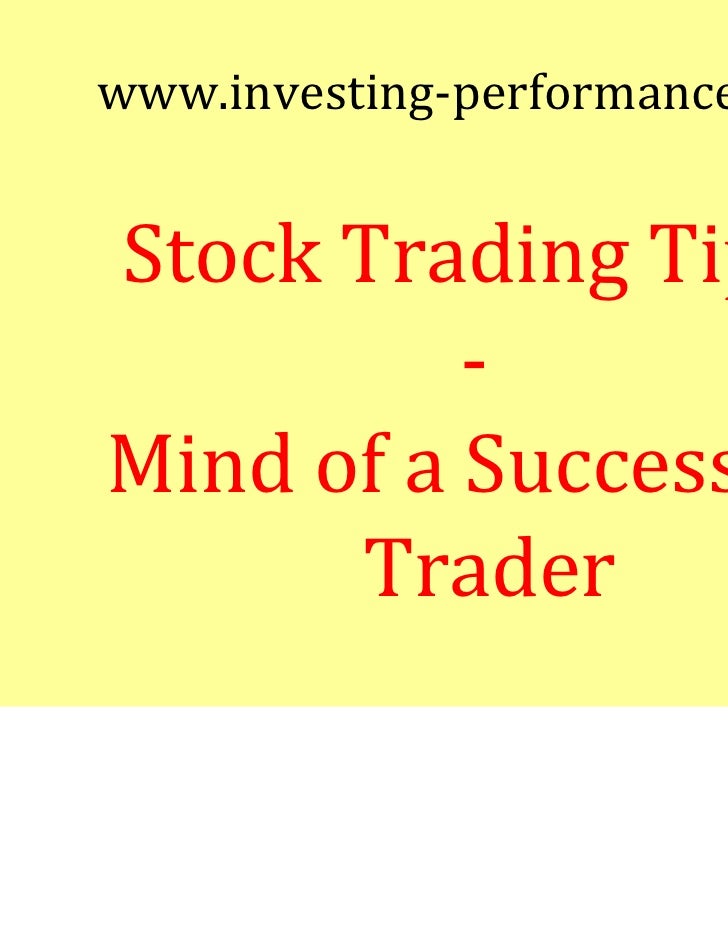 Successful stock market trading strategies