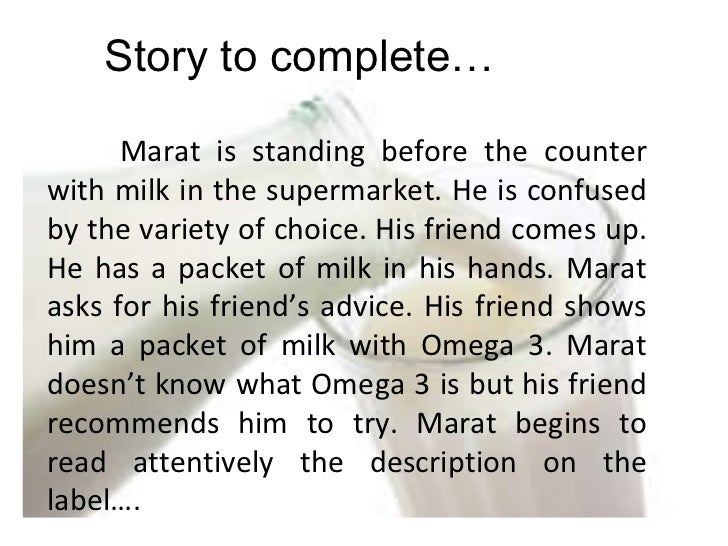 Story completion projective technique