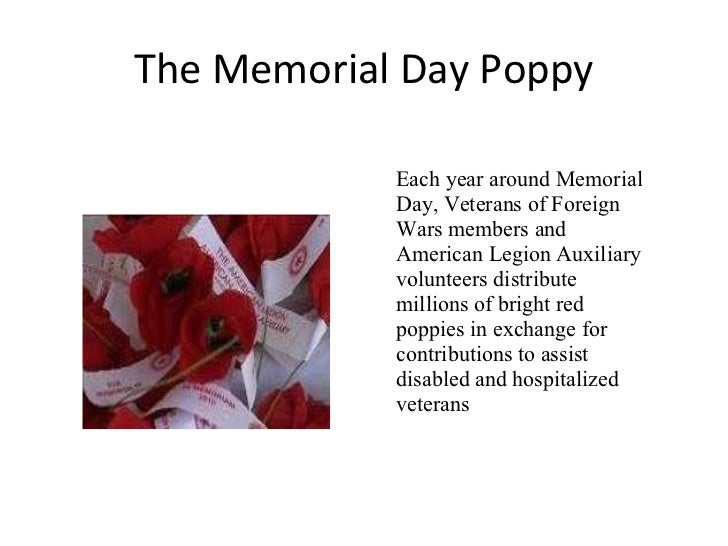 Memorial Day Poppy Poem