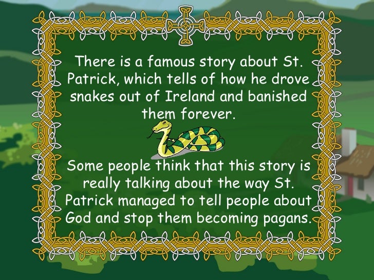 story of st patricks day snakes