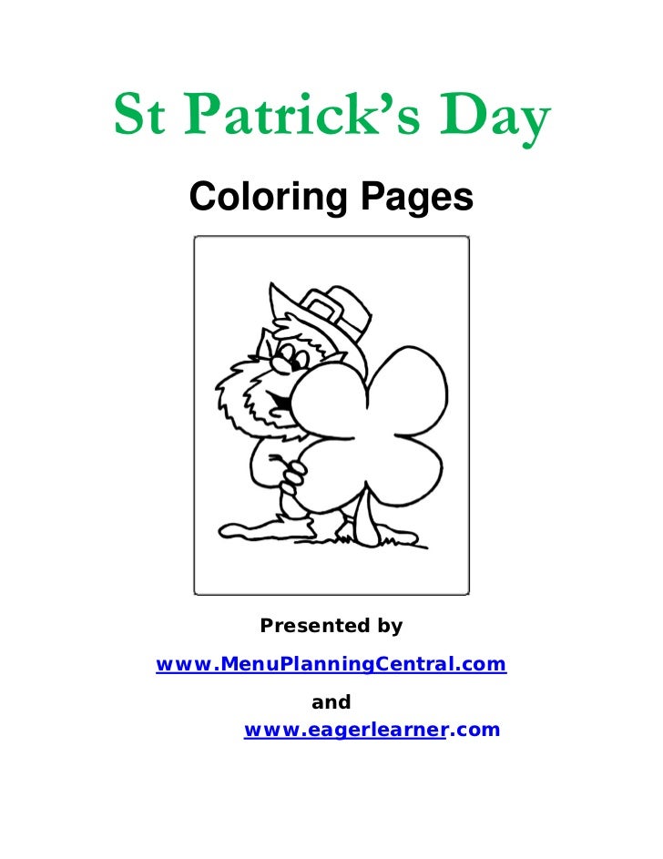 zabbar st patricks day coloring pages - photo #37