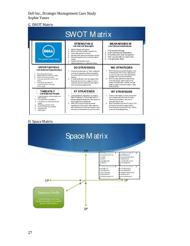 Dell computer corporation case study solution