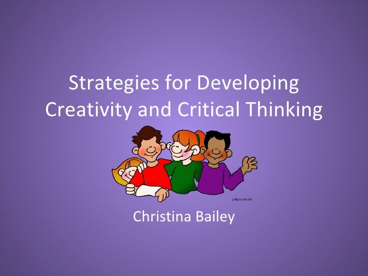 Critical Thinking Vs Strategic Thinking