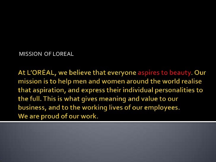 of statement revlon mission